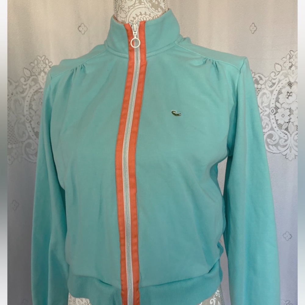 Vintage Lacoste Zip Up Track Jacket RARE FIND